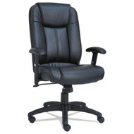 Alera CC Series Executive High-Back Swivel/Tilt Bonded Leather Chair Black - ALECC4119