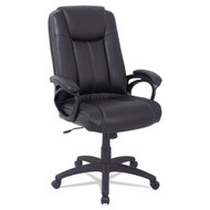 Alera CC Series Executive High Back Bonded Leather Chair Black - ALECC4119F