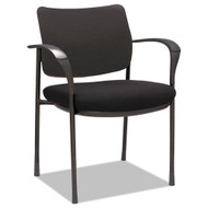 Alera IV Series Guest Chairs Black Seat/Black Back Black Base (2 Chairs) - ALEIV4317A