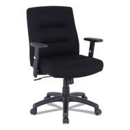 Alera Kesson Series Petite Office Chair Supports up to 300 lbs. Black Seat/Black Back Black Base - ALEKS4010