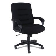 Alera Kesson Series Mid-Back Office Chair Supports up to 300 lbs. Black Seat/Black Back Black Base - ALEKS4210