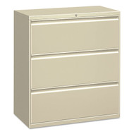  Alera Three-Drawer Lateral File Cabinet 30w x 18d x 39.5h Putty - ALELF3041PY