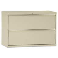 Alera Two-Drawer Lateral File Cabinet 42w x 18d x 28h Putty - ALELF4229PY