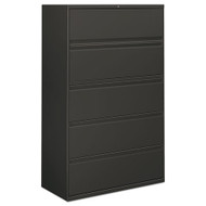Alera Five-Drawer Lateral File Cabinet 42"W Charcoal - ALELF4267CC