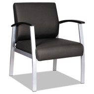 Alera metaLounge Series Mid-Back Guest Chair Black - ALEML2319