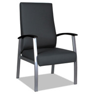 Alera metaLounge Series High-Back Guest Chair Black - ALEML2419