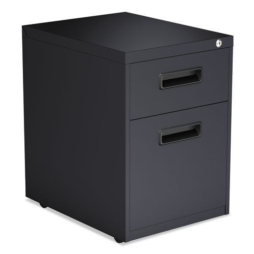 Alera - Two-Drawer Metal Pedestal File, 16w X 19-1/2d X 28-1/2h, Putty