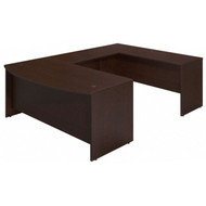 Bush Business Furniture Series C U-Shaped Desk Mocha Cherry - SRE087MREPIC