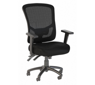 Bush Custom Comfort High Back Multi function Mesh Managers Chair - SRC133BL