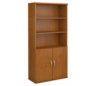 Bush Series C 36W 5 Shelf Bookcase with Doors - SRC103NC