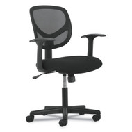 Basyx by HON 1-Oh-Two Mid-Back Task Chairs Black - VST102