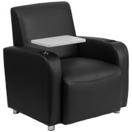 Flash Furniture Black LeatherSoft Guest Chair with Tablet - BT-8217-BK-GG