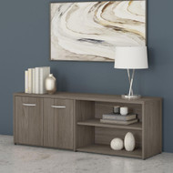 Bush Furniture Low Wall Storage Cabinet Modern Hickory - SCS160MH
