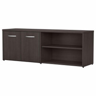 Bush Furniture Low Wall Storage Cabinet Storm Gray - SCS160SG