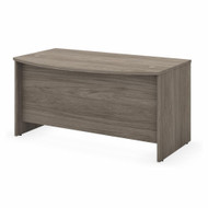 Bush Business Furniture Studio C Bow Front Desk 60" Modern Hickory - SCD160MH