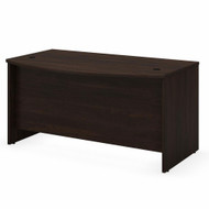 Bush Business Furniture Studio C Bow Front Desk 60" Black Walnut  - SCD160BW