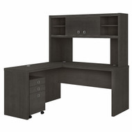 Bush Business Furniture Echo by Kathy Ireland 60W L-Shaped Desk Package - ECH009CM