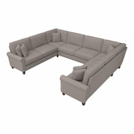 Bush Furniture 125W U Shaped Sectional Couch - HDY123B