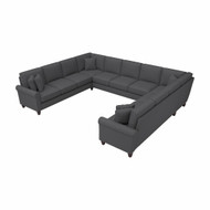Bush Furniture 137W U Shaped Sectional Couch - HDY135B