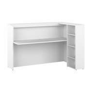 Bush Furniture 72W Reception Desk with Shelves - SCD572-Z1