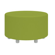 Safco Products  Seating  Education Learn 30” Cylinder Vinyl Ottoman - 8123GV