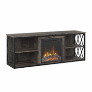 Kathy Ireland Home by Bush Furniture City Park 60W Electric Fireplace TV Stand for 70 Inch TV - CPK007GH