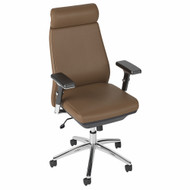 Bush Furniture High Back Leather Executive Office Chair Saddle - CH1601SDL-03