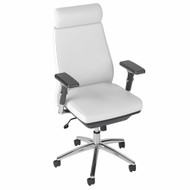 Bush Furniture High Back Leather Executive Office Chair White - CH1601WHL-03