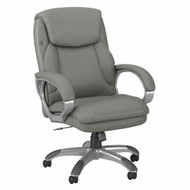 Bush Furniture High Back Leather Executive Office Chair Light Gray - CH3001LGL-03