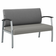 Bush Furniture Waiting Room Loveseat Medium Gray - CH3403GFL-03