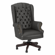 Bush Furniture Wingback Leather Executive Office Chair Brown - CH3501BRL-03