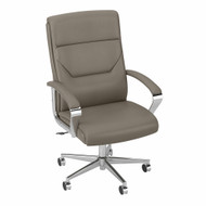 Bush Furniture High Back Leather Executive Office Chair Washed Gray - CH3601WGL-03