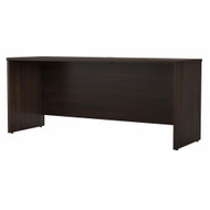 Bush Business Furniture Studio C Credenza Desk 72" Black Walnut - SCD372BW