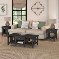 Bush Furniture Salinas Coffee Table with Set of 2 End Tables - SAL038VB