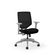 HON Solve Series Mid-Back Work Chair Black - HSLVTMM