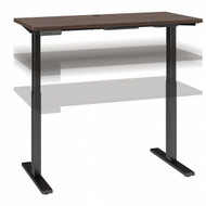 Move 40 Series by Bush Business Furniture 48W x 24D Height Adjustable Standing Desk Black Walnut - M4S4824BWBK