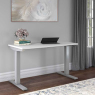 Bush Furniture Cabot Electric Height Adjustable Standing Desk White - WC31911K