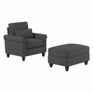 Bush Furniture Accent Chair with Ottoman Set - HDN010CGH