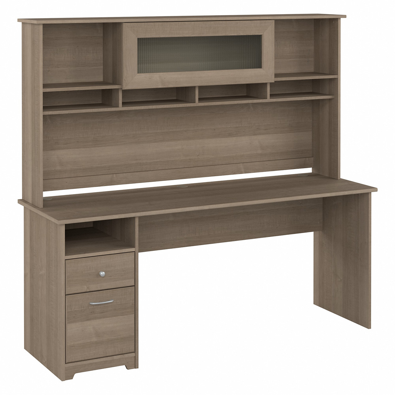 Bush Furniture 72W Computer Desk with Hutch CAB049AG Free Shipping!