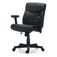 Alera Harthope Leather Task Chair Black - ALEHH42B19