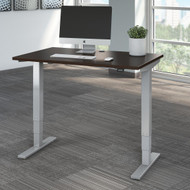 Bush Furniture 48W x 30D Electric Height Adjustable Standing Desk Mocha Cherry / Silver - M4S4830MRSK