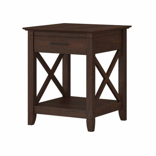 Bush Furniture Key West Nightstand with Drawer in KWT120BC03 Free