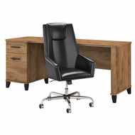 Bush Furniture 72W Office Desk and Chair Set - SET031FW