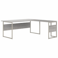 Bush Business Furniture Hybrid 72W x 36D L Shaped Table Desk In Platinum Gray - HYB025PG