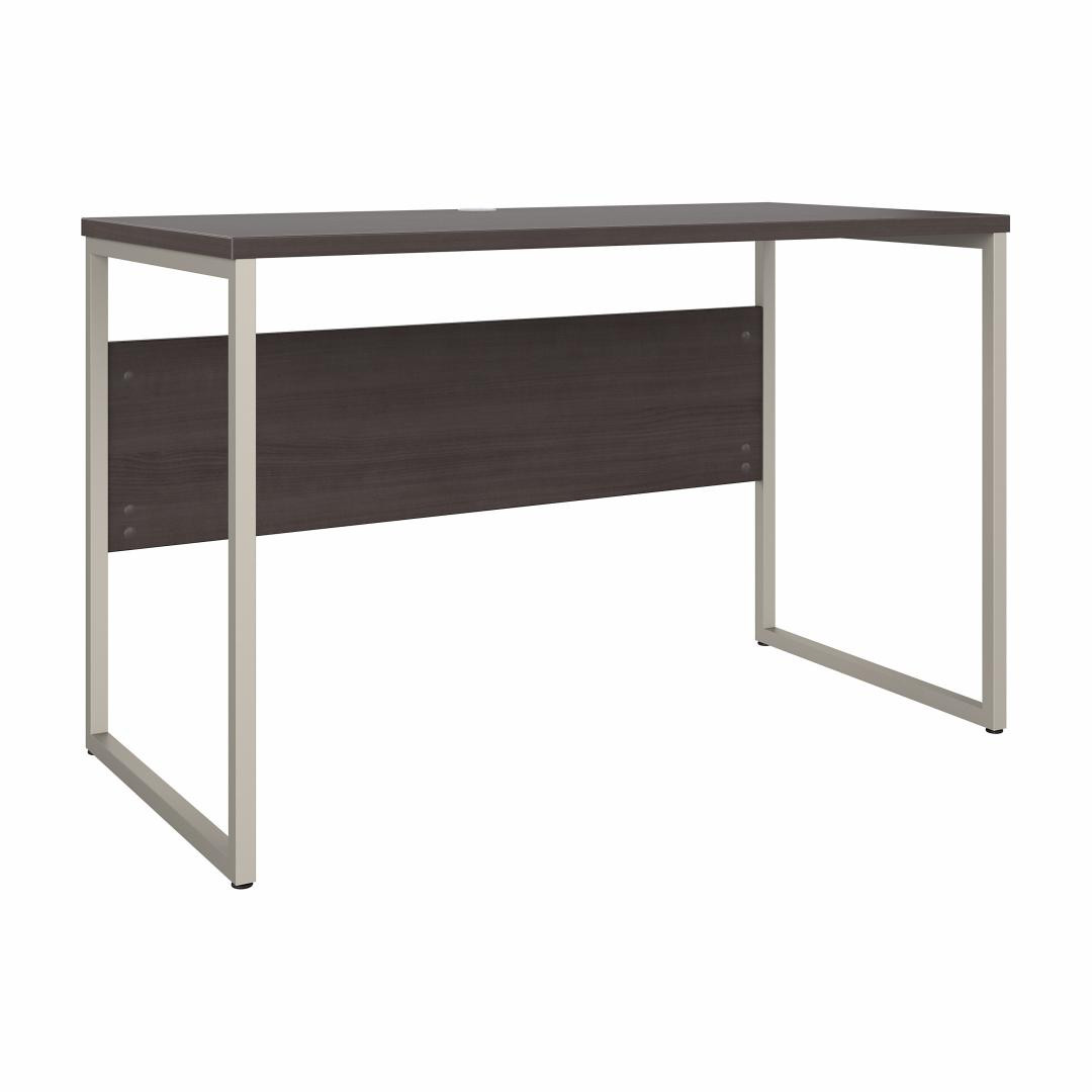 Bush Furniture Hybrid 48W x 24D Computer Table Desk Modern Hickory