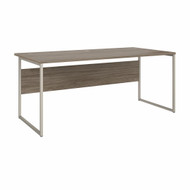 Bush Furniture Hybrid 72W x 36D Computer Table Desk In Modern Hickory - HYD172MH