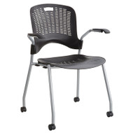 Safco Sassy Stack Chair (2-Pack) Black - 4183BL