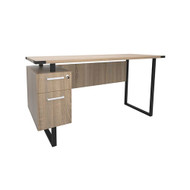 Mayline Safco Mirella SOHO Desk with Built-In Pedestal - 5513SDD