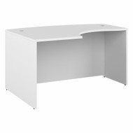 Bush Business Furniture Studio C 60W x 43D Left Hand L-Bow Desk Shell In White - SCD660WH
