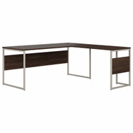 Bush Business Furniture Hybrid 72W x 30D L Shaped Table Desk In Black Walnut - HYB026BW